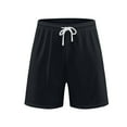 thumbnail image 1 of Npasoilc Beach Shorts for Men Drawstring Elastic Waist Athletic Shorts Mesh Thin Breathable Running Fitness Shorts Casual Loose Quick-Dry Shorts, 1 of 9