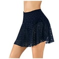 thumbnail image 1 of Npasoilc Beach Swim Skirt for Women High Waist Solid Modesty Lining Mesh Pants Half Skirt, 1 of 3