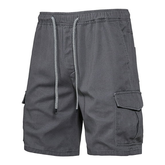 Npasoilc Cargo Shorts For Men Men's Work Shorts, Mid-waist Multi-pocket Five-piece Pants Pants Sports Pants Shorts Pants