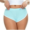 thumbnail image 1 of Npasoilc Dolphin Shorts for Women Summer Stretchy Satin High Waisted Elastic Waist Shorts Sports Yoga Gym Running Shorts Causal Hot Shorts, 1 of 7