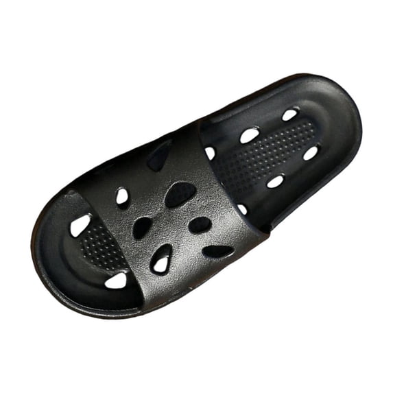 Npasoilc EVA Non-Slip Bathroom Slippers for Men,Quick Dry Shower Shoes with Drain Holes Arch Support Breathable Lightweight Odor Resistant for Home Indoor Use