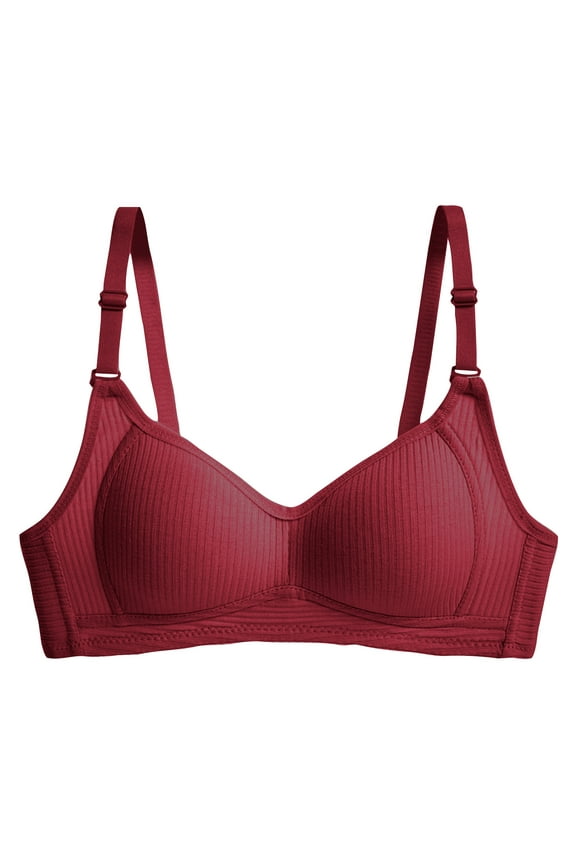 Everyday Small Cup Bras for Women Lightly Lined Comfort Fit Daily Underwear Soft Fabric No Underwire Push-Up Basic Lingerie