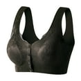 thumbnail image 1 of Npasoilc Front Closure For Women Convenient Snap Sleep Bra Everyday Bras Sports Bras Comfort Wireless Cotton Bras Full Coverage Bra Bras, 1 of 2