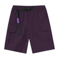 thumbnail image 1 of Npasoilc Hiking Cargo Shorts for Men Expandable Waist Outdoor Lightweight Camping Solid Color Shorts with Multi Pockets, 1 of 3
