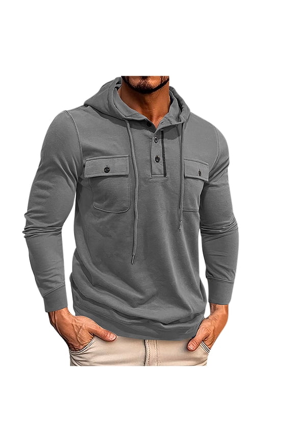 Hoodie Sweatshirt For Men Plus Size Drawstring Pullover Hoodied Tops Hiking Cycling Travel Sweatshirt Workout Sport Quick Dry Hoodie Top