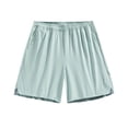 thumbnail image 1 of Npasoilc Ice-Silk Athletic Shorts for Men Drawstring Inside Elastic Waist Cooling Shorts Side Mesh Breathable Gym Workout Shorts Casual Quick-Dry Running Shorts, 1 of 5