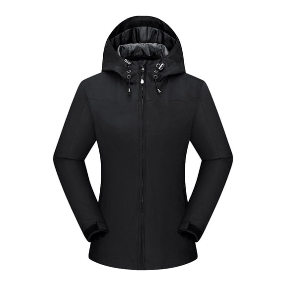 Npasoilc Jackets For Women Waterproof Rain Jacket Casual Hoodie Full Zip Travel Jacket With Pockets Trench Coats Cycling Jacket Fall Coat