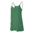 thumbnail image 1 of Npasoilc Jumpsuit for Womens Summer Casual Sleeveless Rompers Loose Strap Shorts With Pockets, 1 of 6