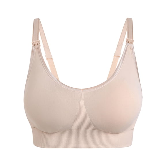 Npasoilc Nursing Bras For Breastfeeding Seamless Maternity Bra Comfort Pregnancy Sleep Bralette Stretchy Comfortable Sleep Bras Everyday Bras