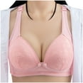 thumbnail image 1 of Npasoilc Nursing Bras For Women Maternity Bras Wireless Bralette Bra Stretchy Comfortable Sleep Bras Comfort Front Closure Everyday Bras Full Coverage Bra, 1 of 5