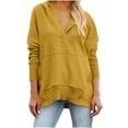 thumbnail image 1 of Npasoilc Oversized Hoodie Sweatshirts for Women Fall Pullover Hooded Long Sleeve Casual Fashion Tunic Tops, 1 of 6