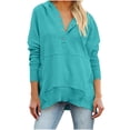 thumbnail image 1 of Npasoilc Oversized Hoodie Sweatshirts for Women Fall Pullover Hooded Long Sleeve Casual Fashion Tunic Tops, 1 of 6