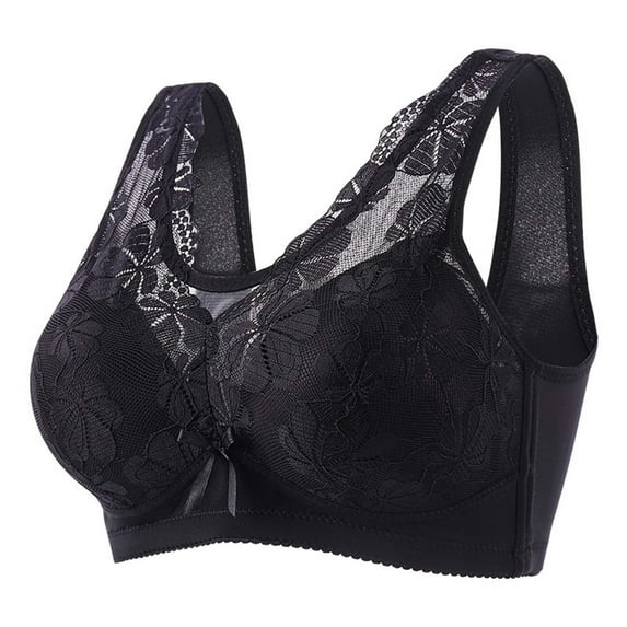 Npasoilc Plus Size Bras For Women Convenient Sleep Bra Everyday Bras Sports Bras Comfort Breathable Wireless Cotton Bras Full Coverage Bra Bras