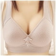thumbnail image 1 of Npasoilc Plus Size Bras For Women Convenient Sleep Bra Everyday Bras Sports Bras Comfort Wireless Cotton Bras Full Coverage Bra Bras, 1 of 3