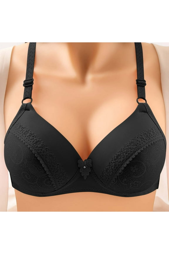 Plus Size Full Cup Wireless Bras for Women Thin Lightweight Side Coverage Anti-Sagging Comfortable Supportive Daily Wear Lingerie