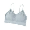 thumbnail image 1 of Npasoilc Plus Size Wirefree Lace Bra for Women Adjustable Straps Breathable Lightweight Comfortable Daily Underwear, 1 of 6