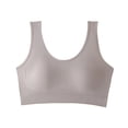 thumbnail image 1 of Npasoilc Racerback Bra for Women Wirefree Fixed Cups Tube Top Style Wide Shoulder Strap Comfortable Daily Underwear, 1 of 4