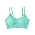 thumbnail image 1 of Npasoilc Racerback Bra for Women Wirefree Mesh Sheer Push Up Breathable Lightweight Comfortable Daily Underwear, 1 of 4