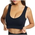 thumbnail image 1 of Npasoilc Racerback Bra for Women Wirefree Push Up U-Shaped Removable Pads Breathable Comfortable Daily Underwear, 1 of 7