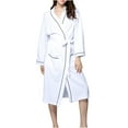 thumbnail image 1 of Npasoilc Robes For Women Long Waffle Knit Bathrobe Soft Lightweight Full Length Loungewear Pajamas Housecoats Nightgown Sleepwear, 1 of 8