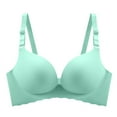 thumbnail image 1 of Npasoilc Seamless One-Piece Wireless Bras for Women Smooth Comfortable Small Chest Gathering Push-Up Side Coverage Full Coverage Daily Wear Lingerie, 1 of 3