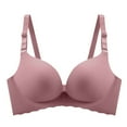 thumbnail image 1 of Npasoilc Seamless One-Piece Wireless Bras for Women Smooth Comfortable Small Chest Gathering Push-Up Side Coverage Full Coverage Daily Wear Lingerie, 1 of 3