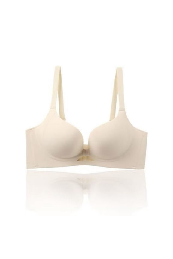 Seamless Wireless Push-Up Bras for Women Small Chest Enhancer Lifting Anti-Sagging Side Coverage Comfortable Breathable Full Coverage Daily Wear Lingerie