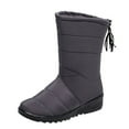 thumbnail image 1 of Npasoilc Snow Boots for Women,Mid-Calf Winter Boots,Fluff Boots with Fleece,and Fur-Lined Casual Boots, 1 of 3