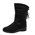 thumbnail image 1 of Npasoilc Snow Boots for Women,Mid-Calf Winter Boots,Fluff Boots with Fleece,and Fur-Lined Casual Boots, 1 of 3