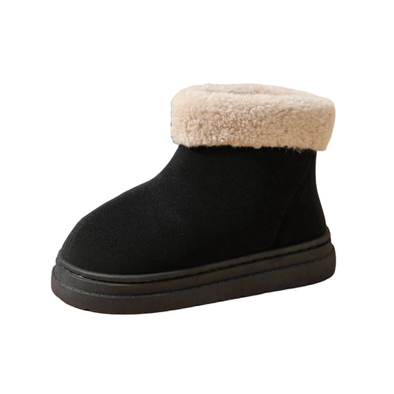 Npasoilc Snow Boots for Women,Winter Boots,Ankle Boots and Fluff Boots With Fleece,Fur Lined Short Boots