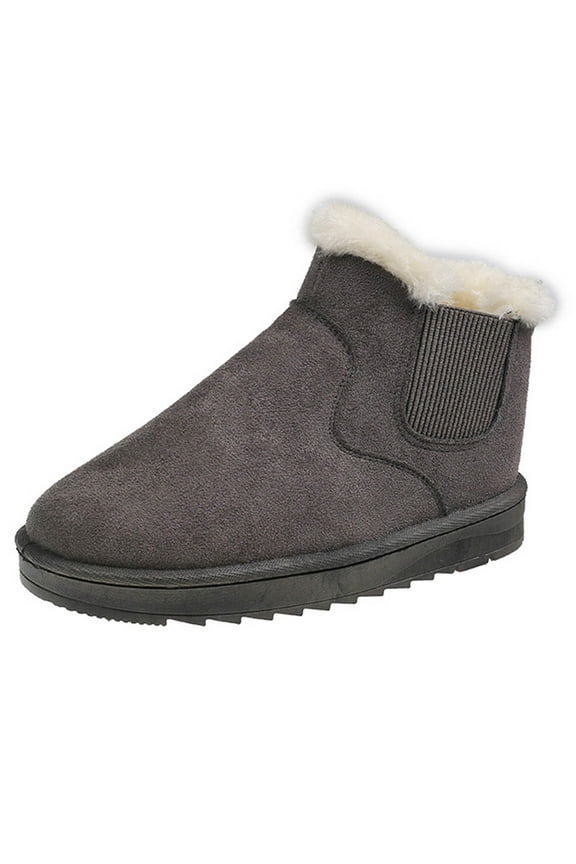 Snow Boots for Women,Winter Boots,Ankle Boots and Fluff Boots With Fleece,Fur Lined Short Boots