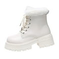 thumbnail image 1 of Npasoilc Snow Boots for Women,Winter Boots,Ankle Boots and Fluff Boots With Fleece,Fur Lined Short Boots, 1 of 9
