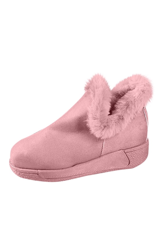 Snow Boots for Women,Winter Boots,Ankle Boots and Fluff Boots With Fleece,Fur Lined Short Boots