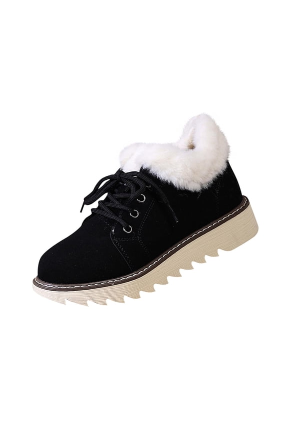 Snow Boots for Women,Winter Boots,Ankle Boots and Fluff Boots With Fleece,Fur Lined Short Boots
