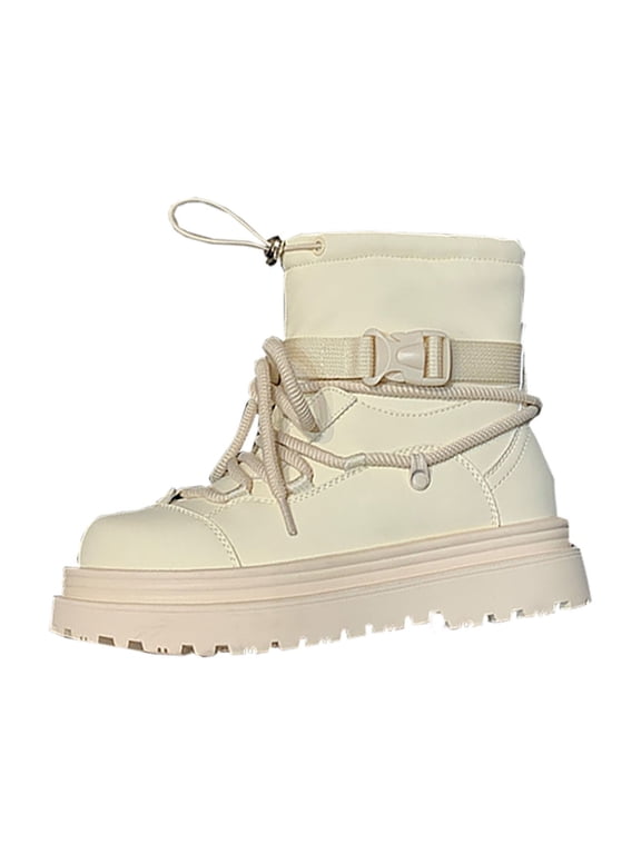 Snow Boots for Women,Winter Boots,Ankle Boots and Fluff Boots With Fleece,Fur Lined Short Boots