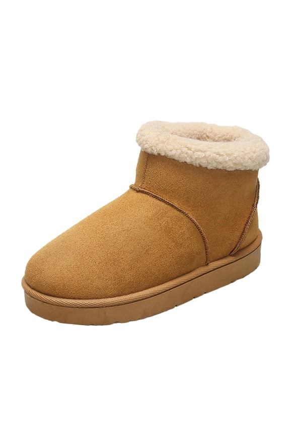 Snow Boots for Women,Winter Boots,Ankle Boots and Fluff Boots With Fleece,Fur Lined Short Boots