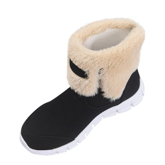 Npasoilc Snow Boots for Women,Winter Boots,Ankle Boots and Fluff Boots With Fleece,Fur Lined Short Boots