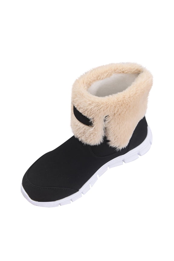 Snow Boots for Women,Winter Boots,Ankle Boots and Fluff Boots With Fleece,Fur Lined Short Boots