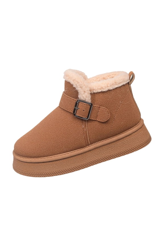 Snow Boots for Women,Winter Boots,Ankle Boots and Fluff Boots With Fleece,Fur Lined Short Boots
