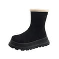 thumbnail image 1 of Npasoilc Snow Boots for Women,Winter Boots with Side Zipper Ankle Boots and Fluff Boots With Fleece,Fur Lined Short Boots, 1 of 9