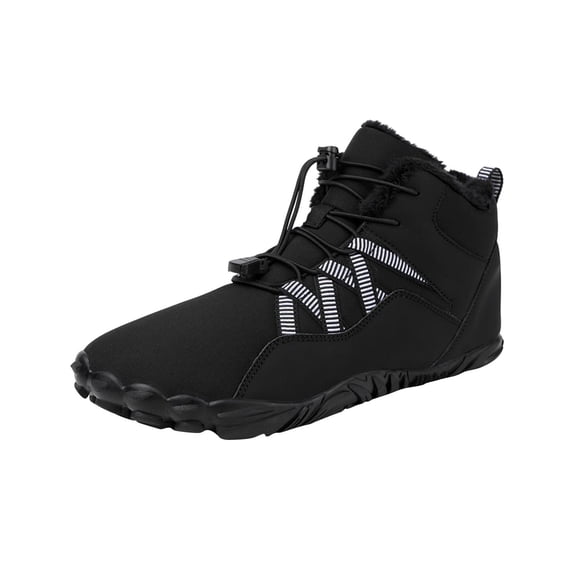 Npasoilc Snow Boots for men,Winter Boots with Lace Up,Ankle Boots and Fluff Boots With Fleece,Fur Lined Short Boots