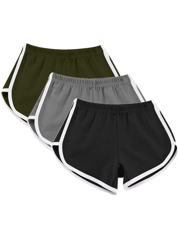 Plus Size Dolphin Shorts For Women Athletic Shorts Yoga Gym Sport Shorts Yoga Dance Short Running Shorts Summer Shorts No Drawstring