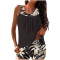 thumbnail image 1 of Npasoilc Summer Bikinis Sets for Women Plus Size Two Piece Tankini Swimsuit with Flowy Tops and Shorts Two Piece Bathing Suit, 1 of 6