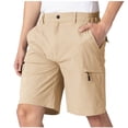 thumbnail image 1 of Npasoilc Summer Cargo Shorts for Men Button Waist Side Zipper Pockets Shorts Straight Leg Breathable Running Shorts Casual Athletic Shorts, 1 of 8