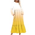 thumbnail image 1 of Npasoilc Summer Dresses for Women 2024 Sleeveless Round Neck Flowy Hem Cotton And Linen Vintage Dress Solid Color Casual Loose Long Dress, 1 of 5