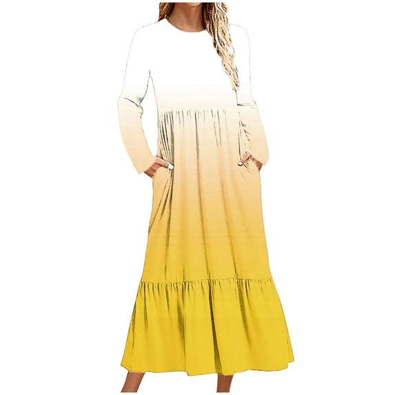 Npasoilc Summer Dresses for Women 2024 Sleeveless Round Neck Flowy Hem Cotton And Linen Vintage Dress Solid Color Casual Loose Long Dress