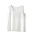 thumbnail image 1 of Npasoilc Summer Ice Silk Shirts for Teenage Trendy Sleeveless Round Neck Seamless Vest Cooling Breathable Blouse Tops Casual Loose Pullover Base Shirts, 1 of 7