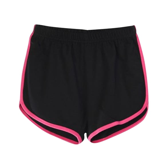 Npasoilc Summer Running Pant for Women with No Drawstring Gym Yoga Sports Short Elastic Waistband Loose Shorts