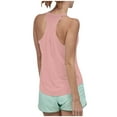 thumbnail image 1 of Npasoilc Summer Tops for Women Back Fold Workout Top Sleeveless Yoga Shirts Exercise Tank Activewear Shirts Athletic Gym Tank Tops, 1 of 7