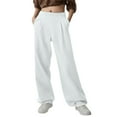 thumbnail image 1 of Npasoilc Sweatpants for Women High Elastic Waist Wide-Leg Trousers Lightweight Breathable Straight-Leg Pants Casual Loose Pants, 1 of 6